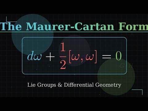 Maurer-Cartan Form | The Heart of Lie Groups and Differential Geometry