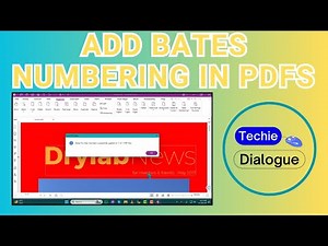 How to Add Bates Numbering in PDFs