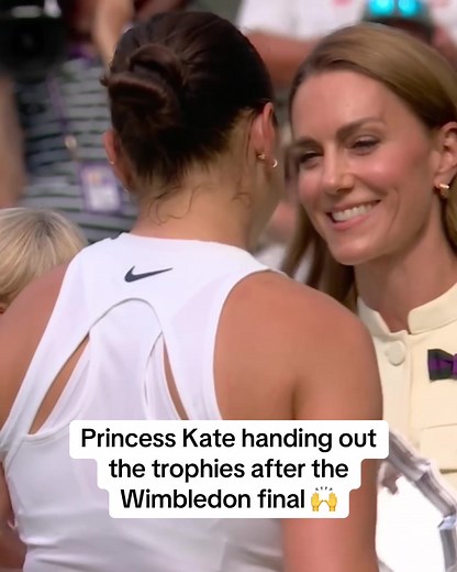 Princess Kate Presents Wimbledon 2023 Trophy Ceremony