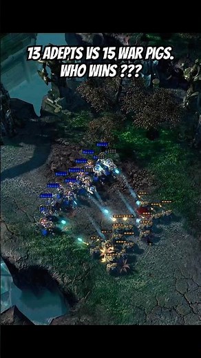 13 Adepts vs 15 War Pigs | SC2.BattleRumBle #sc2 #rts #starcraft2 #스타크래프트2 #UnitBattle