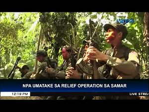 NPA attacks relief operations in Samar
