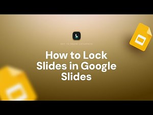 How to Lock Slides in Google Slides | Prevent Accidental Edits Easily