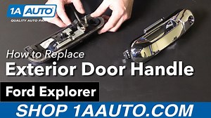 How to Replace Exterior Door Handle 2002-10 Ford Explorer