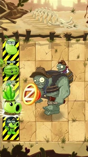 Plant vs Cowboy Gargantuar #pvz #mvpvz #plantsvszombies #pvz2 #games #pvzcollgameplay