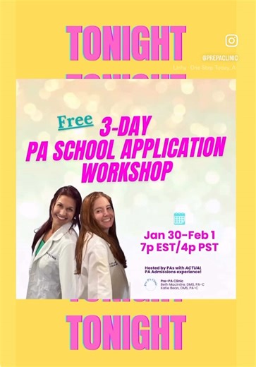 Your best PA School application happens tonight! 🔥 Don’t miss this incredible session! Comment FUTURE PA to join free! #futurepa #paschool #caspa #paschoolapplication
