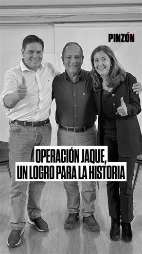 La Operación Jaque fue un hito de inteligencia y estrategia. Gracias al fortalecimiento de capacidades de nuestras FF. AA. Colombia demostró que se pueden lograr operaciones impecables al servicio de la libertad. Ya lo hice en el pasado, y lo volveré a hacer. | Juan Carlos Pinzón Bueno