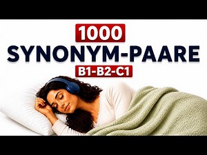 Deutsch Lernen im Schlaf | 1000 B1–B2 Wörter mit echten Sätzen