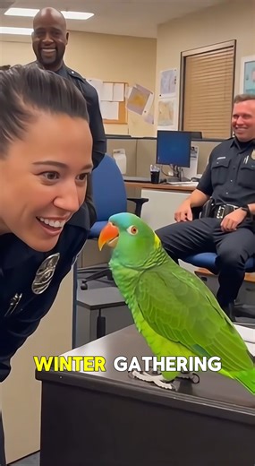 She asked the parrot to marry her… And the bird said: “You’re older than the USA.” 😂🦜💀 Then destroyed her with a Christmas roast AND a Santa Claus insult. Whole police station = crying with laughter. Tag a friend who would get roasted like this 👇🔥 #Parrot #Roastbeak #PoliceComedy #SavageRoast #ViralReels #FunnyAnimals #USA | RoastBeak