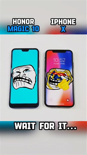 HONOR MAGIC 10 VS IPHONE X SPEED TEST!!