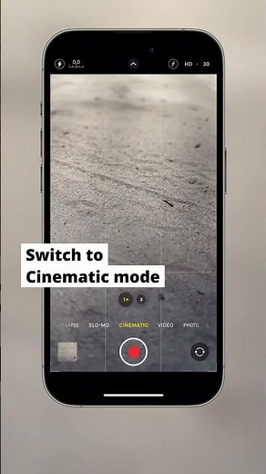 Use the Cinematic mode feature on your iPhone camera for stunning videos!🤩 #cinematicvideo #iphone
