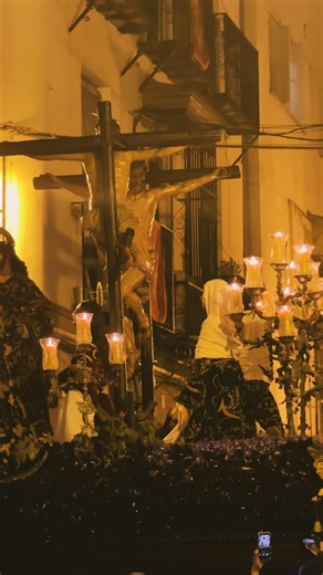 Paso Misterio de la Carreteria por Calle Rodo en el Viernes Santo de la Semana Santa de Sevilla 2026