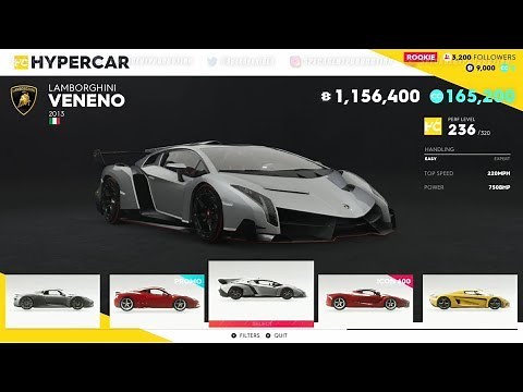The Crew 2 | Official Full Complete Hyper Car List w/ Prices, Secret Cars, & HP [4K Gameplay]
