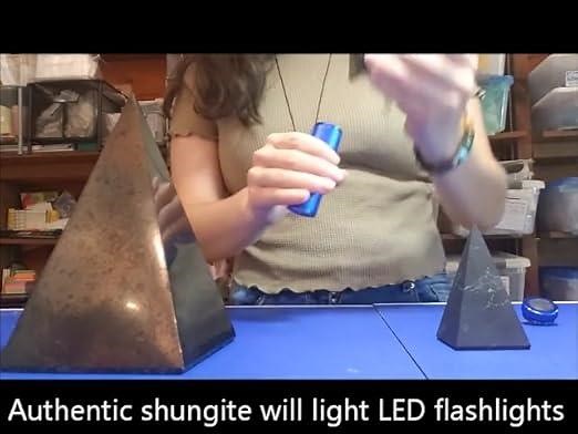 Testing Shungite's Authenticity Using An LED Flashlight