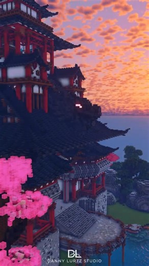 [Minecraft Landscape] Dragon Palace (HD/60fps)