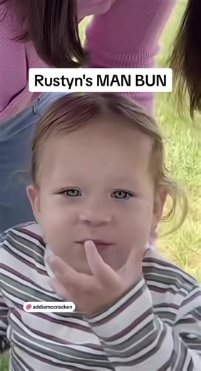 "Rustyn's MAN BUN" #rustyn #addieandrustyn #rustyncore #cute_rustyn #r...