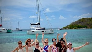 Jen Carfagno on Instagram: "I hope this video captures the true joy and peace we felt on our sail to Saint Vincent and the Grenadines! ⛵️ We visited Bequia, Tobago Cay, and Mayreau. Majestic volcanic islands with beautiful waters and even more wonderful people. Thank you for having us! So grateful to this group of friends and Capt Pete @customyachtcharters for making this happen! As always … learned so much and want to learn more! In my next life I’m going to start a lost & found collecting the 