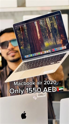 14K views · 415 reactions |  MacBook Air 2020 ✨ 16GB RAM | 256GB SSD  Retina Display | Sleek & Lightweight  Long Battery Life | Super Fast Performance ️ Used A++ Condition – Like New!  Only 1550 AED   Mustaqbal Zamzam – Deira, Dubai (Opp. Gold Souq Metro Station)  +971 52 318 9175  +971 52 243 5761  +971 55 961 1592 #MacBookAir #AppleMacBook #DubaiDeals #MustaqbalZamzam #UAE | mustaqbal zamzam SK | Facebook