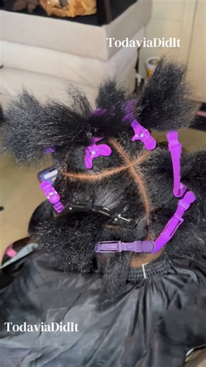 Micro Loc Extensions Welcoming you to the LOC family. This is the perfect way to walk into that new chapter! Happy birthday my butterfly 🦋 #todaviadidit #fyp #reels #highlight #804hairstylists | Todavias Place