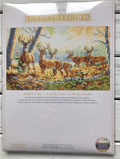 Dimensions Counted Cross Stitch Summer's End, Gold Collection, 70-35320 - Etsy UK