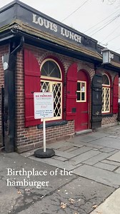 World’s 1st Hamburger! Recognized by the Library of congress, New Haven’s Louis’ Lunch has been serving up the same, simple, delicious burger for 124 years! TONIGHT at 5PM we take you there on @wfsbnews @louislunch_ct #newhaven #burger #ctburger #newhavenCT #louislunch #burgerbirthplace | Stephanie Simoni
