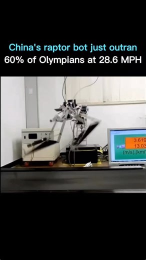 Botvin Ai | China’s Raptor Racer: Biped Bot Blasts 15.63 km/h – Outruns Olympians with Dino Gait! 🦖🤖 In a jaw-dropping sprint at Nanjing’s 2025 AI... | Instagram