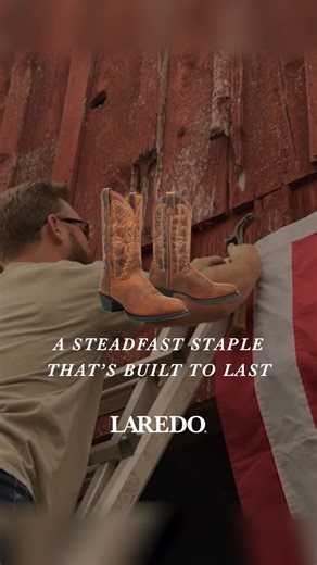 Step into a boot that works as hard as you do, with the timeless look you love. Crafted with durable tumbled leather and a cushioned insole, you'll get that broken-in feel right out of the box. | Laredo Western Boots