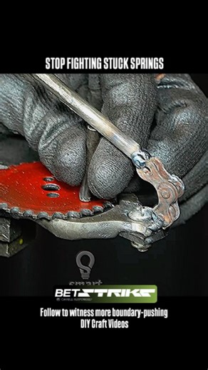 Jeffry Danga on Instagram: "🔥You are risking an injury every time you try to compress a heavy recoil spring with just your bare hands. The potential energy stored in these coils is dangerous, but this simple tool modification neutralizes that threat using mechanical advantage. By welding a custom fork onto the plier jaws, you create a dedicated compressor that pushes the retainer plate down evenly. This exposes the locking clip while holding the tension steady, allowing you to disassemble the s