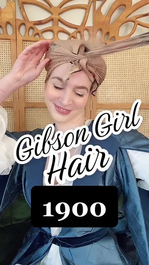 Wait til you see the ballgown that goes with it. #edwardian #gibsongirl #gibsongirlhair #hairtutorial #historicalcostuming #history #historicalfashion #fashionhistory #1900s #1900shistory