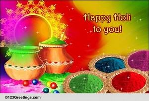Happy Holi Cards, Free Happy Holi Wishes, Greeting Cards | 123 Greetings