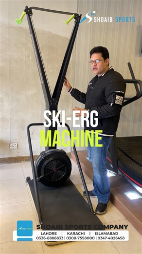 SKI-ERG Machine Available at Shoaib Sports Company Pakistan's Leading Gym Equipment Company Shop Now: https://shoaibsports.com/product/iron-fist-pro-skierg/ -Lahore Showroom: 17-Lawrence Road, Lahore. 0336 8888833, 042 36298033 -Karachi Showroom: Plot # 49C, Bukhari Commercial Lane-5, Phase-6 DHA, Karachi. 0308 7558000, 021 35342303 -Islamabad Showroom: Furniture Market, Golra Road, H-13, Islamabad. 0347 4026458, 051 6133624 #shoaibsports #gym #Sports #fitness #workout #dumbbells #bench #Bowflex
