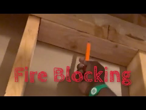 Fire blocking by Separating Vertical and Horizontal