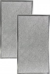 Air Filter Factory 9-3/4 X 18-7/8 X 1/2 Inches Range Hood Aluminum Mesh Grease Vent Filter 2-Pack