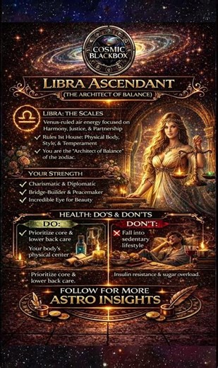 Libra Ascendant Explained 🔮 1st House Personality & Body