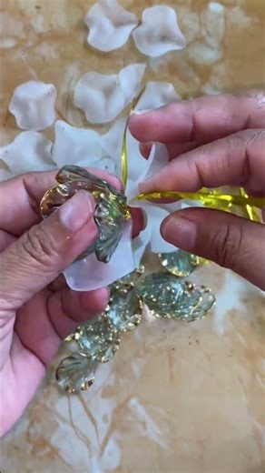 TUTORIAL MEMBUAT KELOPAK BUNGA ANGGREK AKRILIK MODEL TUMPUK