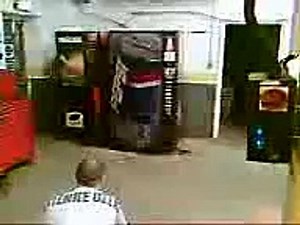 How to open a pepsi machine...