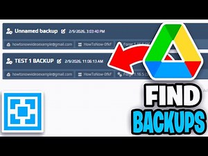 How To Find Aternos Backup In Google Drive! - Tutorial