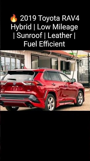 🔥 2019 TOYOTA RAV4 HYBRID — SMART. STYLISH. FUEL EFFICIENT. 🚙✨