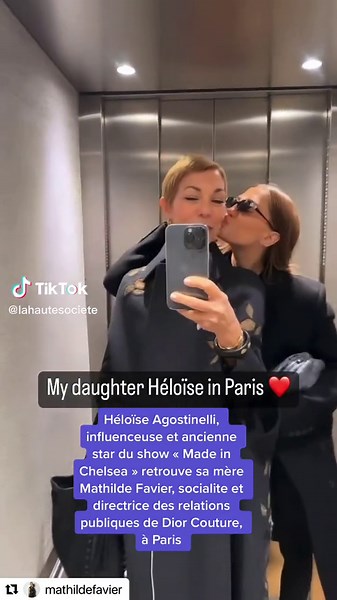 Héloïse Agostinelli retrouve sa mère à Paris