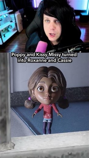 Poppy and Kissy Missy turned into Roxanne and Cassie😭😭#poppyplaytimechapter5 #poppyplaytime