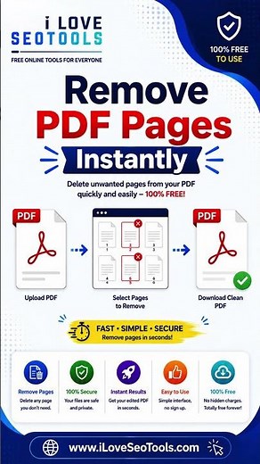 Free Remove PDF Pages Tool – Delete PDF Pages Online Instantly