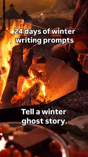 Secret Writing Retreats on Instagram: "Day 18 of winter writing prompts Tell a winter ghost story. There is something about dark nights and a burning fire that inspires spooky tales. Of course, one of the famous Christmas stories, A Christmas Carol, isn't just a morality tale about greed and selfishness but is also a festive ghost story. What's the spookiest story you can tell that is also set at Christmas? #writingprompts #writinginspiration #christmasstories"