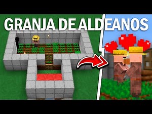 Granja de Aldeanos Minecraft 1.19 - 1.20 Tutorial - La Más Fácil