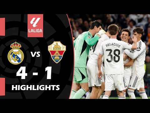 Real Madrid vs. Elche CF 4-1 HIGHLIGHTS | LaLiga 2025/26