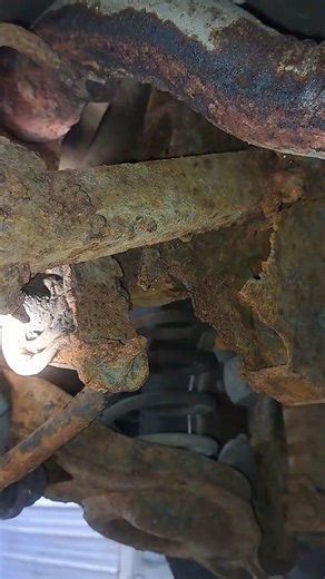 Failed attempt at fixing rusted subframe