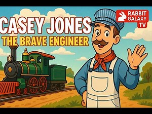 Casey Jones 🚂 | The Brave Train Engineer | Bedtime Story for Kids | Rabbit Galaxy TV