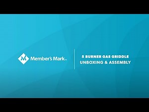 Member's Mark 5 Burner Griddle Unboxing & Assembly
