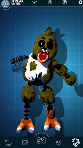 Scrap Chica FNaF Workshop Animation