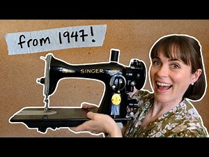 I Rewired a Vintage Sewing Machine | Singer 15-91 Potted Motor