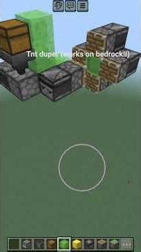 how to build a tnt duper that works on bedrock