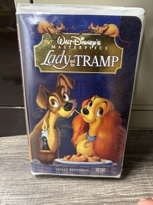 Walt Disney Home Video Masterpiece Fully Restored Lady and the Tramp VHS THX | eBay